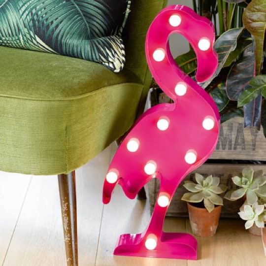 LED-Leuchte in Form eines Flamingos