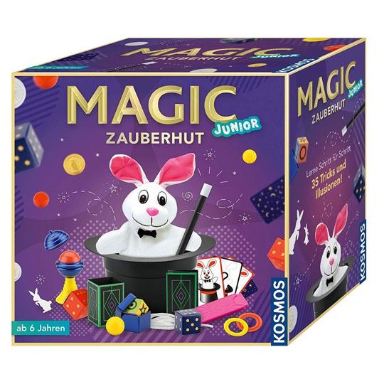 Magic Zauberhut Junior mit 35 einfachen Zaubertricks