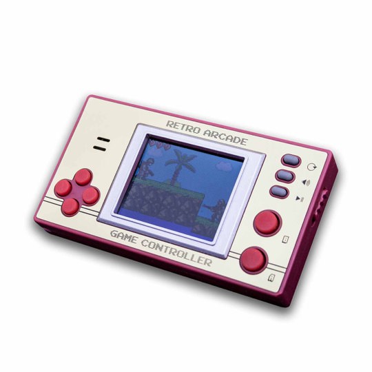 Retro Mini Spielekonsole mit LCD Display und über 100 Kultspielen