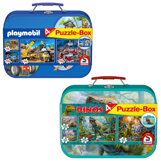 Schmidt Puzzle-Box Metallkoffer - verschiedene Themen