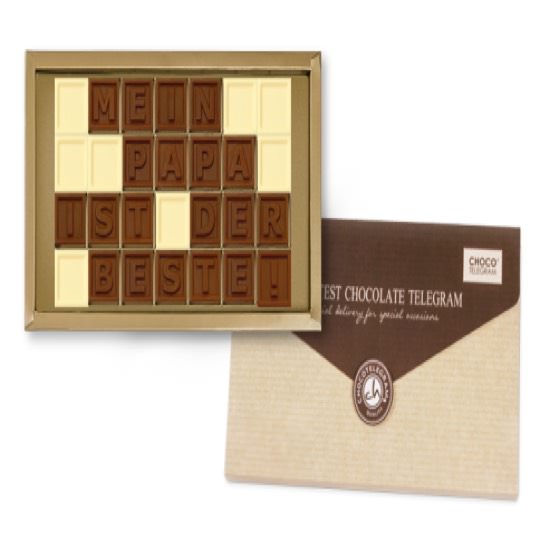 Chocotelegram zum Vatertag