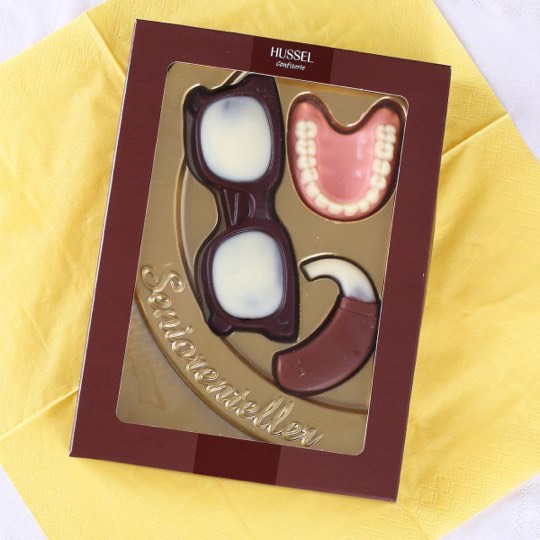 SchokoladenSet Seniorenteller aus dem Hause Hussel fancy gifts