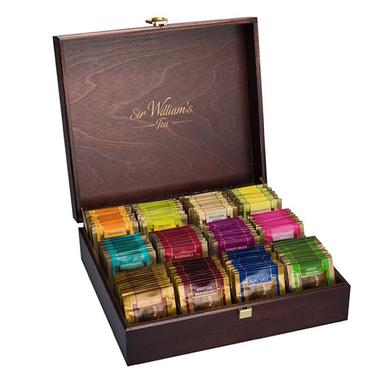 Sir William S Teekiste Mit 180 Teebeuteln Fancy Gifts