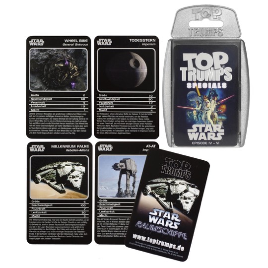 Star Wars Supertrumpf Kartenspiel für Geeks