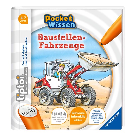 tiptoi Pocket Wissen: Baustellen-Fahrzeuge