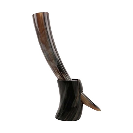 Wikinger-Trinkhorn mit Standbecher