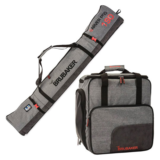 Brubaker Kombi-Set aus Skisack und Skischuhtasche