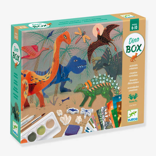DJECO Dino Box mit sechs kreativen Aktivitäten