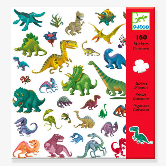 160 Dinosaurier Sticker von DJECO