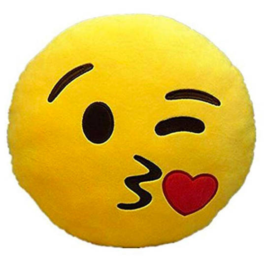 Emoji Kissen mit Knutschmund