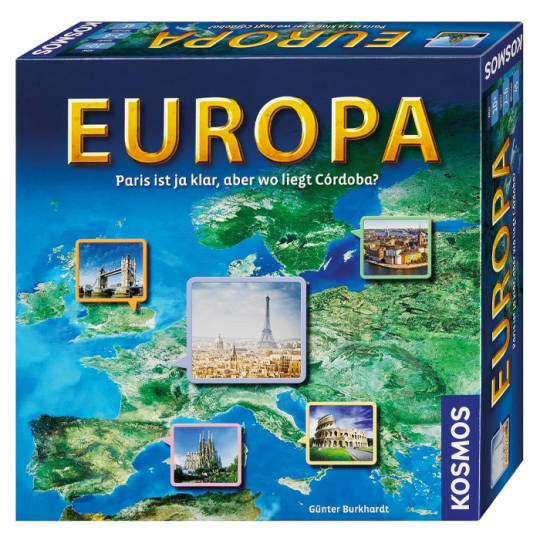 Europa - Geografie-Spiel für die ganze Familie