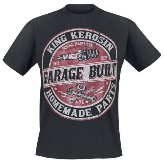 Garage Built T-Shirt von King Kerosin