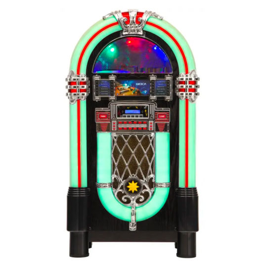 Coole 40er/50er Jahre Jukebox mit CD, USB, MP3 Player, Radio und Bluetooth
