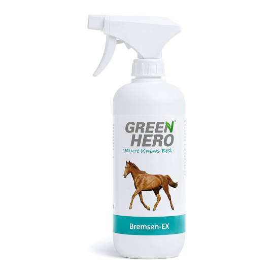 Green Hero Bremsen-EX Spray für Pferde