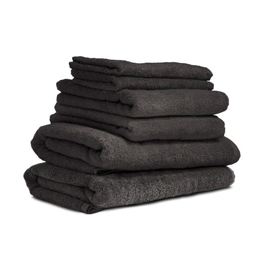 6 tlg. Handtuch-Set aus Bio-Baumwolle