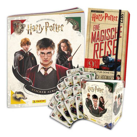 Harry Potter Sticker und Trading Cards im Hogwarts-Bundle