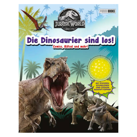 Jurassic World - Die Dinosaurier sind los! Comic, Rätsel und mehr!