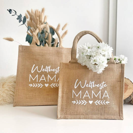 Jutetasche mit 