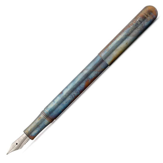 Kaweco Füller mit geflämmtem Stahlgehäuse und extrafeiner Feder
