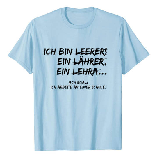 Lustige Lehrer-Shirts - zahlreiche Sprüche und Motive
