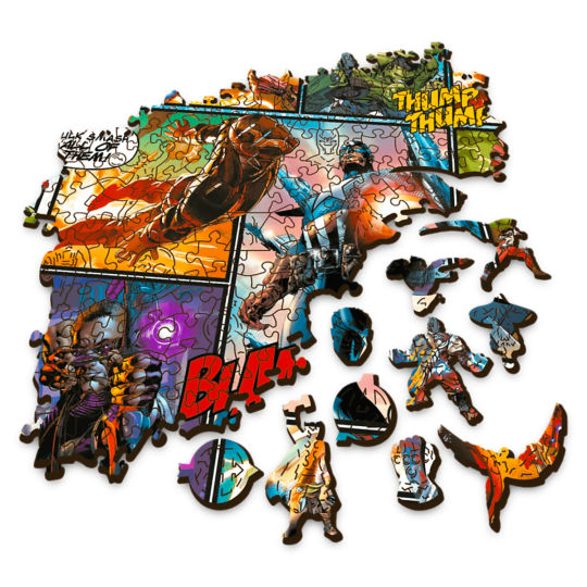 MARVEL Avengers Comic Story Holz Puzzle mit 1000 Teilen