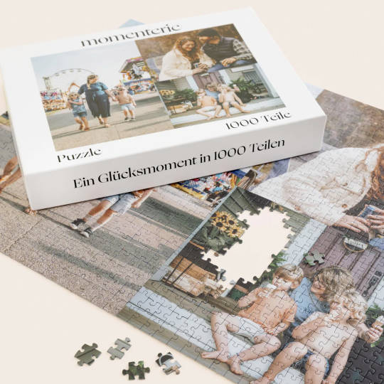 Dein Glücksmoment als Fotopuzzle mit 200, 500, 1000 oder 2000 Teilen