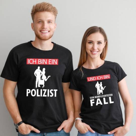 Partner T Shirts Ich bin ein Polizist fancy gifts