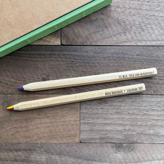 Personalisierter XXL Regenbogenstift zum malen und schreiben