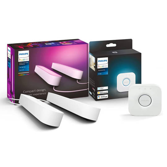 Philips Hue Play Lightbar Set mit App- und Sprachsteuerung