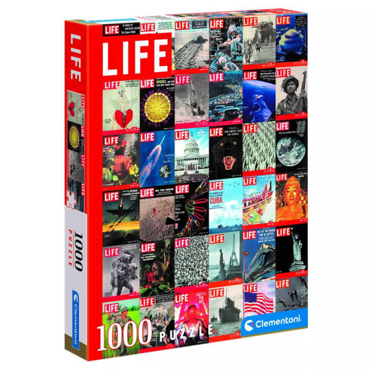 1000-tlg. Puzzle mit berühmten Covern der Zeitschrift LIFE