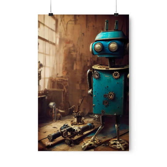 Coole Roboter Poster für Deine Wand