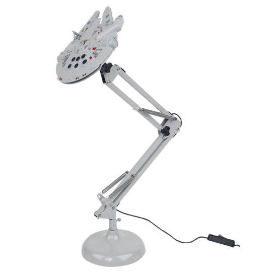 Star Wars Millenium Falke als Tischlampe