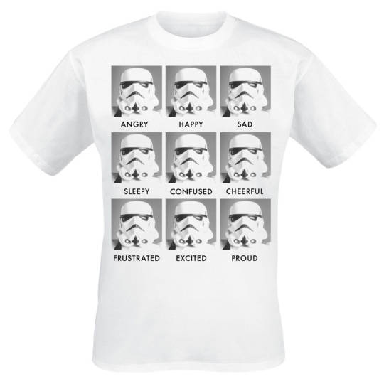 Star Wars Stormtrooper Emotions T-Shirt
