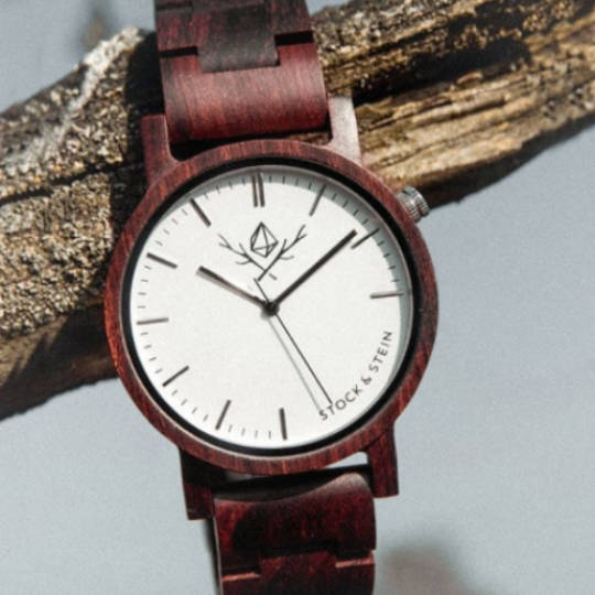 Handgemachte Armbanduhren aus Holz - verschiedene Designs