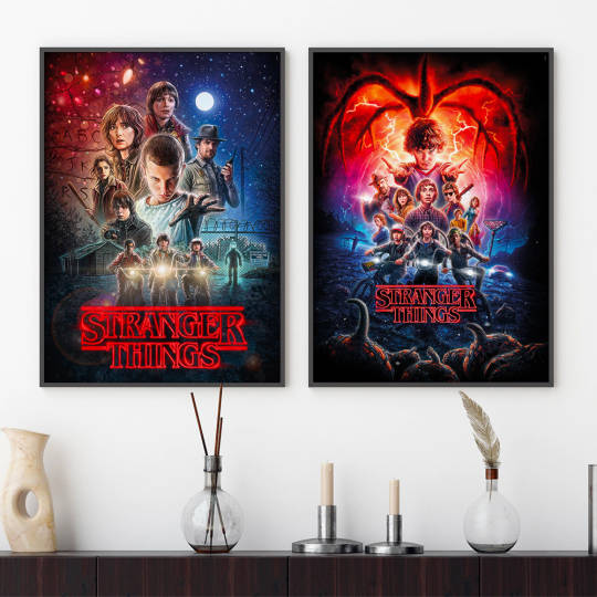 Stranger Things Movie Poster Puzzle - Staffel 1 & 2