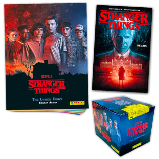 Stranger Things Stickerkollektion im Comic-Bundle