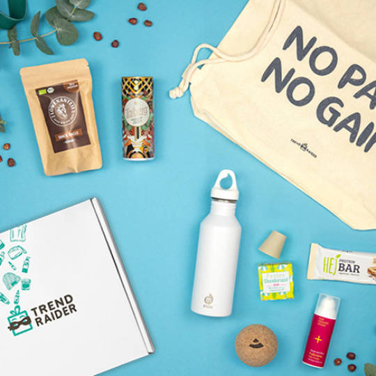 TrendRaider FitnessBox mit coolen Produkten für Sportskanonen