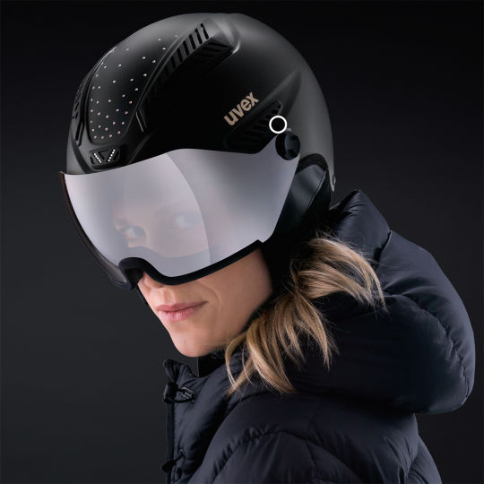 UVEX Skihelm mit Original Swarovski Kristallen