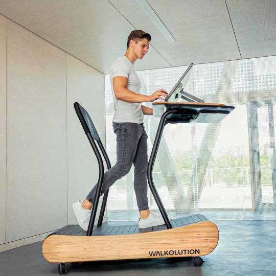 Laufband Arbeitsplatz mit integriertem Schreibtisch