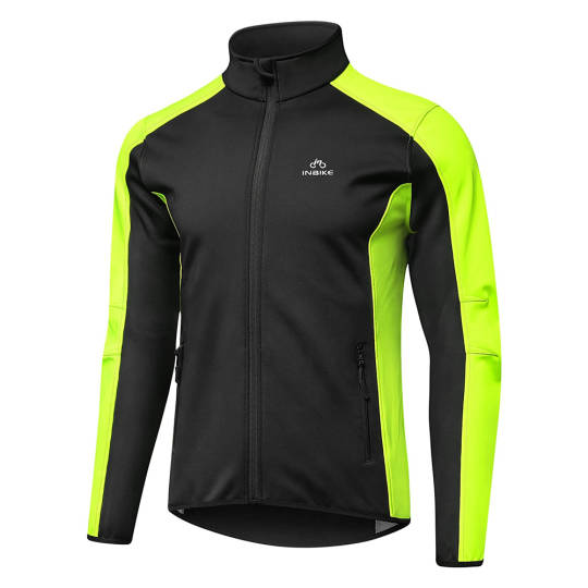Wasserdichte Fahrradjacke mit Polarfleece-Futter - ideal für Herbst und Winter